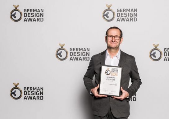 Nous commémorons le premier anniversaire du gagnant du prix German Design Award 2020