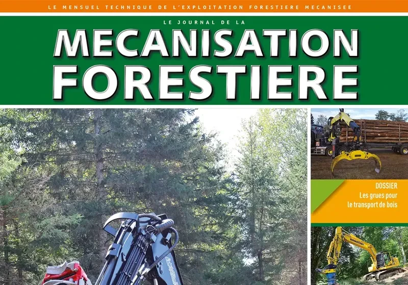 News coverage about new facility opening in Mecanisation Forestrie magazine