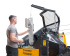 Splitting knife lifting mechanism
